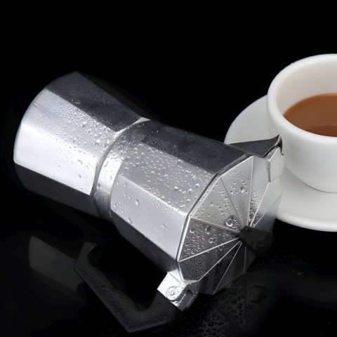 Kawiarka zaparzacz do kawy aluminiowy GAZ CERAMIKA 600 ml Kawiarka zaparzacz do kawy aluminiowy GAZ CERAMIKA 600 ml