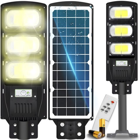 Lampa solarna uliczna miejska z czujnikiem ruchu zmierzchu LED PILOT 240 W Lampa solarna uliczna miejska z czujnikiem ruchu zmierzchu LED PILOT 240 W
