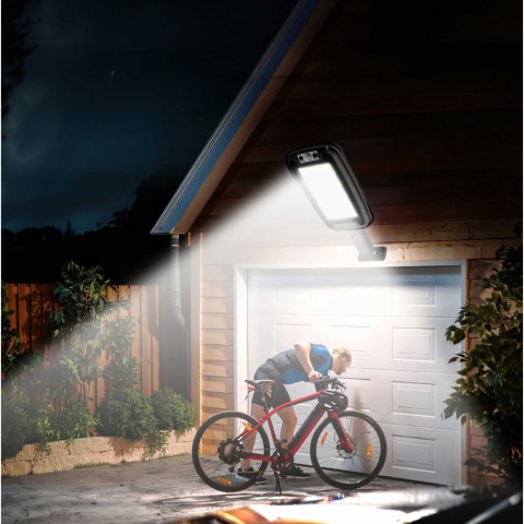 Lampa solarna zewnętrzna ogrodowa z czujnikiem ruchu zmierzchu LED PILOT Lampa solarna zewnętrzna ogrodowa z czujnikiem ruchu zmierzchu LED PILOT