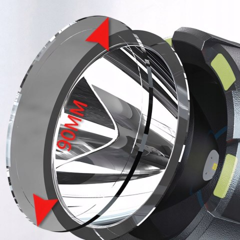 Latarka lampa akumulatorowa warsztatowa z rączką IP6 240 m Latarka lampa akumulatorowa warsztatowa z rączką IP6 240 m