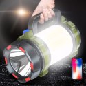 Latarka lampa akumulatorowa warsztatowa z rączką IP6 240 m