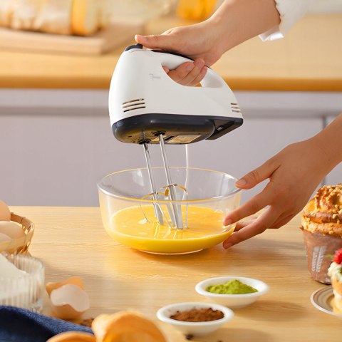 Mikser robot kuchenny ręczny z misą 7 prędkości 4 końcówki 450 W Mikser robot kuchenny ręczny z misą 7 prędkości 4 końcówki 450 W