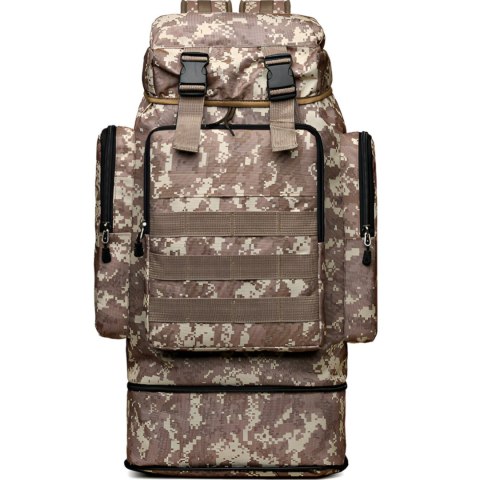 Plecak militarny taktyczny survivalowy 50 l - piaskowy Plecak militarny taktyczny survivalowy 50 l - piaskowy