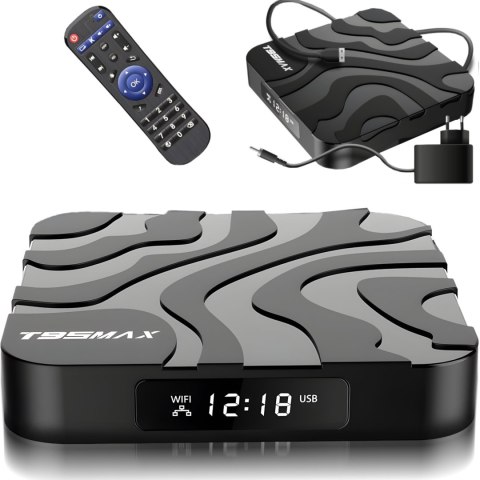 Przystawka odtwarzacz multimedialny do telewizora Smart TV BOX 6 K Wi-Fi PILOT Przystawka odtwarzacz multimedialny do telewizora Smart TV BOX 6 K Wi-Fi PILOT