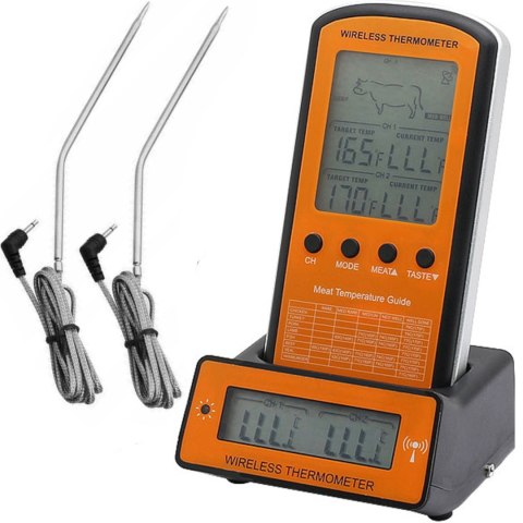 Termometr gastronomiczny z sondą do grilla mięsa wina LCD -50-300C Termometr gastronomiczny z sondą do grilla mięsa wina LCD -50-300C