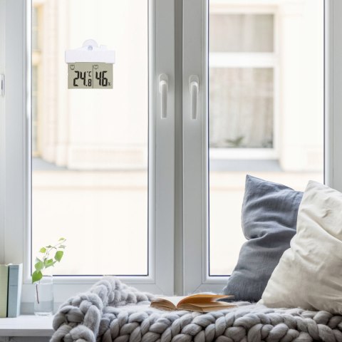 Termometr higrometr zewnętrzny na okno samoprzylepny -20-70C Termometr higrometr zewnętrzny na okno samoprzylepny -20-70C