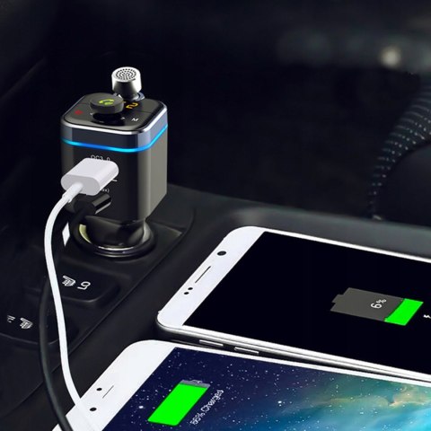 Transmiter FM z ładowarką MP3 USB SD Bluetooth LCD Transmiter FM z ładowarką MP3 USB SD Bluetooth LCD