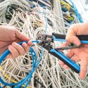 Zaciskarka tester kabli sieciowych internetowych wtyki RJ45 - zestaw