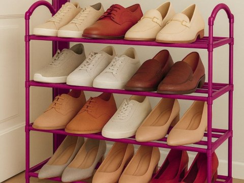 PÓŁKA NA BUTY RÓŻOWA (20) PÓŁKA NA BUTY RÓŻOWA (20)