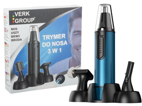 Trymer do nosa ucha uszu depilator włosów golarka brwi 3w1 Trymer do nosa ucha uszu depilator włosów golarka brwi 3w1