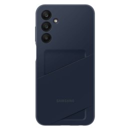 ORYGINALNE ETUI DO SAMSUNG GALAXY A25 5G Z KIESZENIĄ NA KARTY CZARNO-NIEBIESKIE