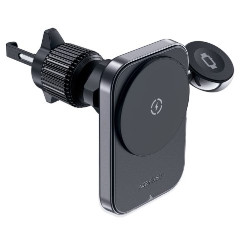2W1 UCHWYT SAMOCHODOWY Z ŁADOWARKĄ INDUKCYJNĄ DO TELEFONU I SMARTWATCHA MAGSAFE QI CZARNY 2W1 UCHWYT SAMOCHODOWY Z ŁADOWARKĄ INDUKCYJNĄ DO TELEFONU I SMARTWATCHA MAGSAFE QI CZARNY