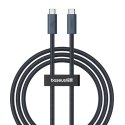 KABEL PRZEWÓD USB-C - USB-C 240W PD 8K 60HZ 40GB/S 1M CZARNY