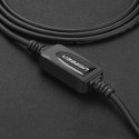 KABEL PRZEWÓD DO DRUKARKI SKANERA USB-B - USB-A 2.0 15M CZARNY