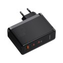 ŁADOWARKA SIECIOWA PRO 160W GAN GAN5 2X USB-C / USB-A + KABEL USB-C CZARNY