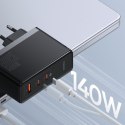 ŁADOWARKA SIECIOWA PRO 160W GAN GAN5 2X USB-C / USB-A + KABEL USB-C CZARNY