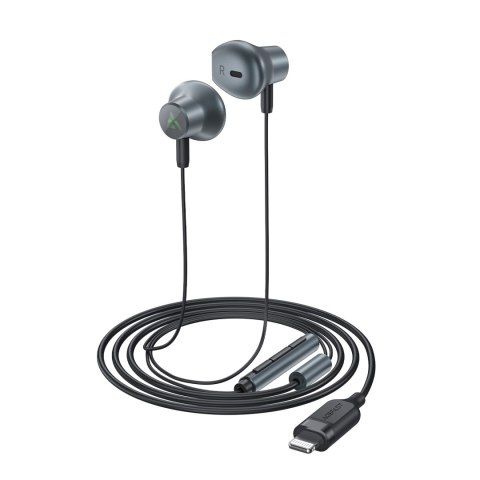 SŁUCHAWKI DOUSZNE DO IPHONE IPAD ZE ZŁĄCZEM LIGHTNING 1.2 M CZARNE SŁUCHAWKI DOUSZNE DO IPHONE IPAD ZE ZŁĄCZEM LIGHTNING 1.2 M CZARNE