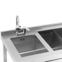 STACJA STOISKO BARMAŃSKIE KOKTAJLOWE DRINK BAR ZE ZLEWEM 66 X 106 X 136 CM