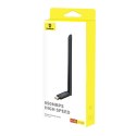 ZEWNĘTRZNA KARTA SIECIOWA USB WIFI 2.4GHZ 5GHZ 650MB/S Z ANTENĄ 6DBI CZARNA