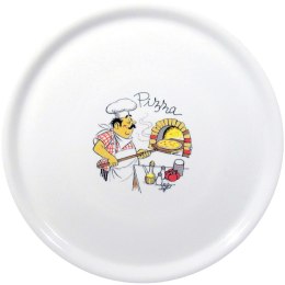 TALERZ DO PIZZY Z PORCELANY TRADITIONAL BIAŁY ŚR. 31 CM - ZESTAW 6 SZT.