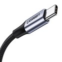 KABEL PRZEWÓD AUDIO VIDEO USB-C - DISPLAYPORT 8K HDR HDCP2.3 EARC 3M SZARY