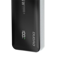 POWERBANK 20000MAH 65W 1X USB-C 2X USB-A Z WYŚWIETLACZEM CZARNY