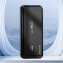 POWERBANK 20000MAH 65W 1X USB-C 2X USB-A Z WYŚWIETLACZEM CZARNY