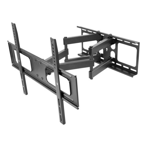 UCHWYT ŚCIENNY UCHYLNY DO MONITORA VESA DO 50 KG CZARNY UCHWYT ŚCIENNY UCHYLNY DO MONITORA VESA DO 50 KG CZARNY