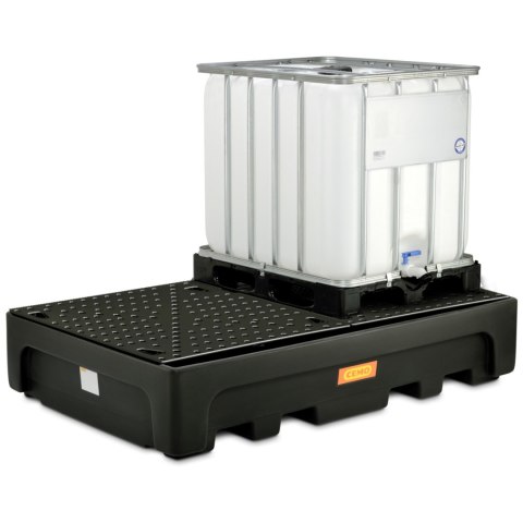 WANNA WYCHWYTOWA PODSTAWA POD 2 ZBIORNIKI IBC 1100L PLASTIKOWA PE CEMO 10952 WANNA WYCHWYTOWA PODSTAWA POD 2 ZBIORNIKI IBC 1100L PLASTIKOWA PE CEMO 10952