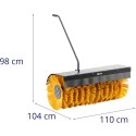 ZAMIATARKA SZCZOTKA DO CIĄGNIKA JEDNOOSIOWEGO HT-WB-900 SZER. 1000 MM