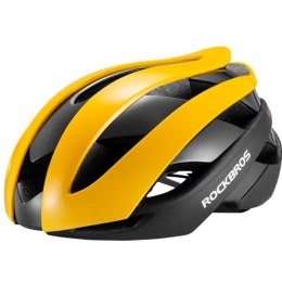 KASK ROWEROWY UNIWERSALNY REGULOWANY ROZMIAR M CZARNO-ŻÓŁTY