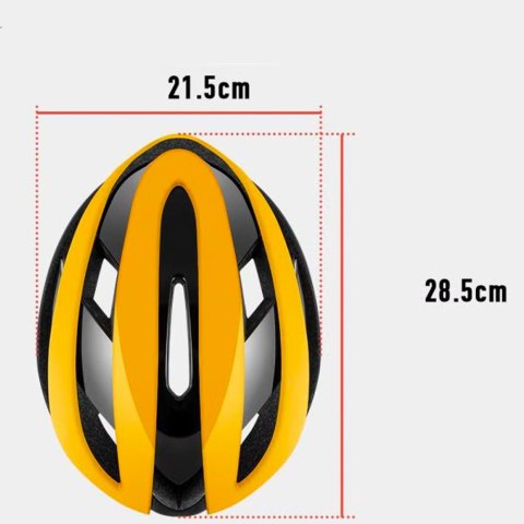 KASK ROWEROWY UNIWERSALNY REGULOWANY ROZMIAR M CZARNO-ŻÓŁTY KASK ROWEROWY UNIWERSALNY REGULOWANY ROZMIAR M CZARNO-ŻÓŁTY