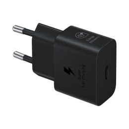 ŁADOWARKA SIECIOWA SAMSUNG GAN 25W SFC Z KABLEM USB-C CZARNA