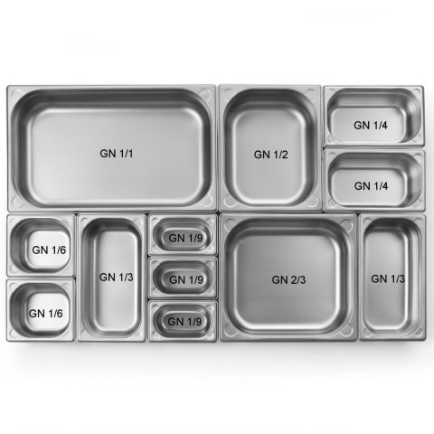 Pojemnik GN 1/2 Kitchen Line perforowany wys. 65 mm - Hendi 807323 Pojemnik GN 1/2 Kitchen Line perforowany wys. 65 mm - Hendi 807323