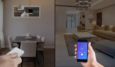D1 inteligentny ściemniacz światła RF 433 MHz czarny D1 inteligentny ściemniacz światła RF 433 MHz czarny