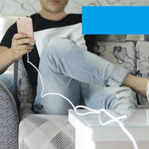 Kabel przewód USB-A - Lightning MFI 1.8m certyfikowany biały Kabel przewód USB-A - Lightning MFI 1.8m certyfikowany biały