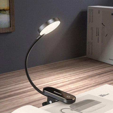 Mini lampka lampa LED do czytania ekranu z klipsem szary Mini lampka lampa LED do czytania ekranu z klipsem szary