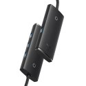 Rozdzielacz HUB 4-Portowy Lite Series USB-A do 4x USB-A 3.0 przewód 25cm - czarny