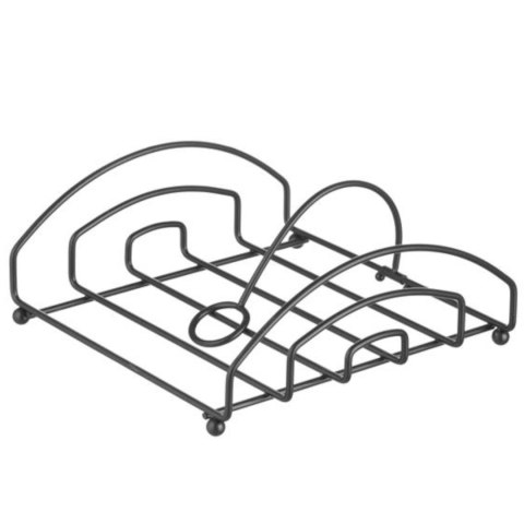 Serwetnik stojak na serwetki ze stali nierdzewnej czarny 155x160 mm - Hendi 427156 Serwetnik stojak na serwetki ze stali nierdzewnej czarny 155x160 mm - Hendi 427156