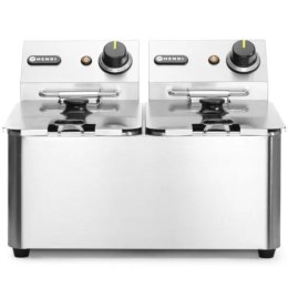 FRYTOWNICA GASTRONOMICZNA KITCHEN LINE 6KW 230V 2 X 4L - HENDI 205846