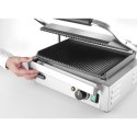 KONTAKT GRILL KONTAKTOWY PANINI RYFLOWANY 2200W - HENDI 263655