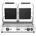 KONTAKT GRILL KONTAKTOWY RYFLOWANY PODWÓJNY 3600W - HENDI 263709