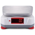 WAGA VALOR 2000 KONTROLNA KUCHENNA GASTRONOMICZNA WODOODPORNA IP68 LED 15KG / 2G - OHAUS V22PWE15T