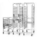 WÓZEK STALOWY DO TRANSPORTU TAC BLACH PIEKARNICZYCH 15 X 60X40CM - HENDI 810651