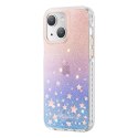 Etui pokrowiec w gwiazdki iPhone 14 Plus Heart Star Series ZODIAC