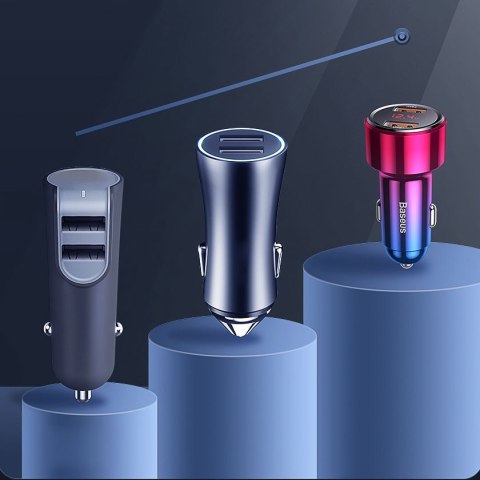 Ładowarka samochodowa 2x USB Magic Series Dual QC 3.0 45W 6A czarny Ładowarka samochodowa 2x USB Magic Series Dual QC 3.0 45W 6A czarny