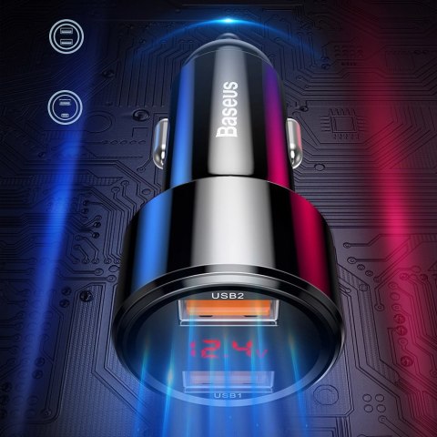 Ładowarka samochodowa Magic Series PPS QC 4.0+ QC3.0 45W 6A czarny Ładowarka samochodowa Magic Series PPS QC 4.0+ QC3.0 45W 6A czarny