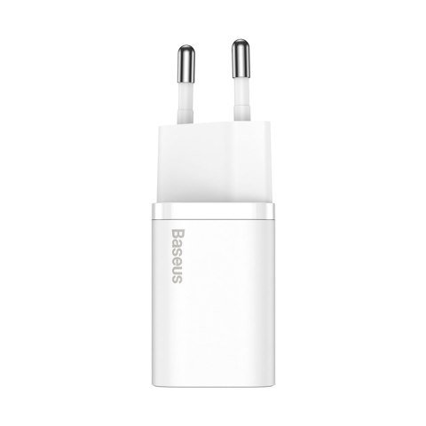 Super Si 1C szybka ładowarka do telefonu USB-C 20W PD biały Super Si 1C szybka ładowarka do telefonu USB-C 20W PD biały