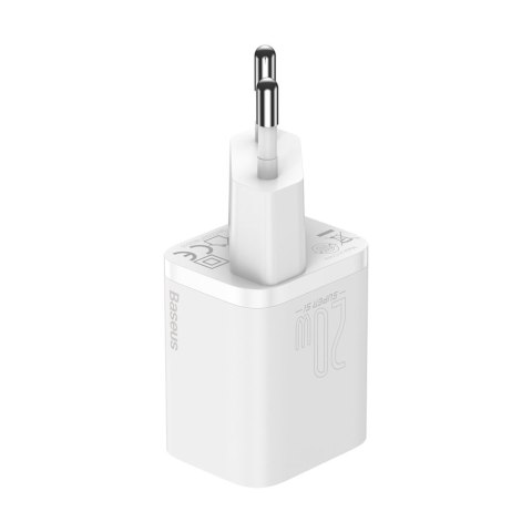 Super Si 1C szybka ładowarka do telefonu USB-C 20W PD biały Super Si 1C szybka ładowarka do telefonu USB-C 20W PD biały