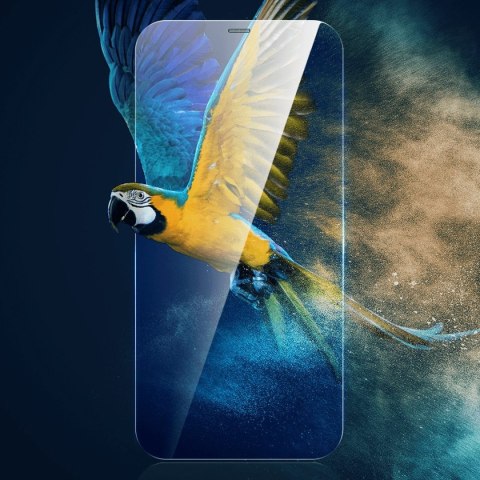 Szkło hartowane do iPhone 12 Pro Max z osłoną na głośnik 0.4mm ZESTAW Szkło hartowane do iPhone 12 Pro Max z osłoną na głośnik 0.4mm ZESTAW